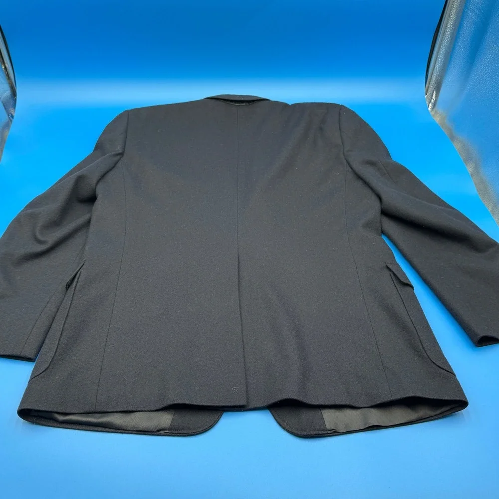 VTG Arnie Arnold Palmer‎ Mens Navy Wool Blazer Gold Button Sport Coat 42R
